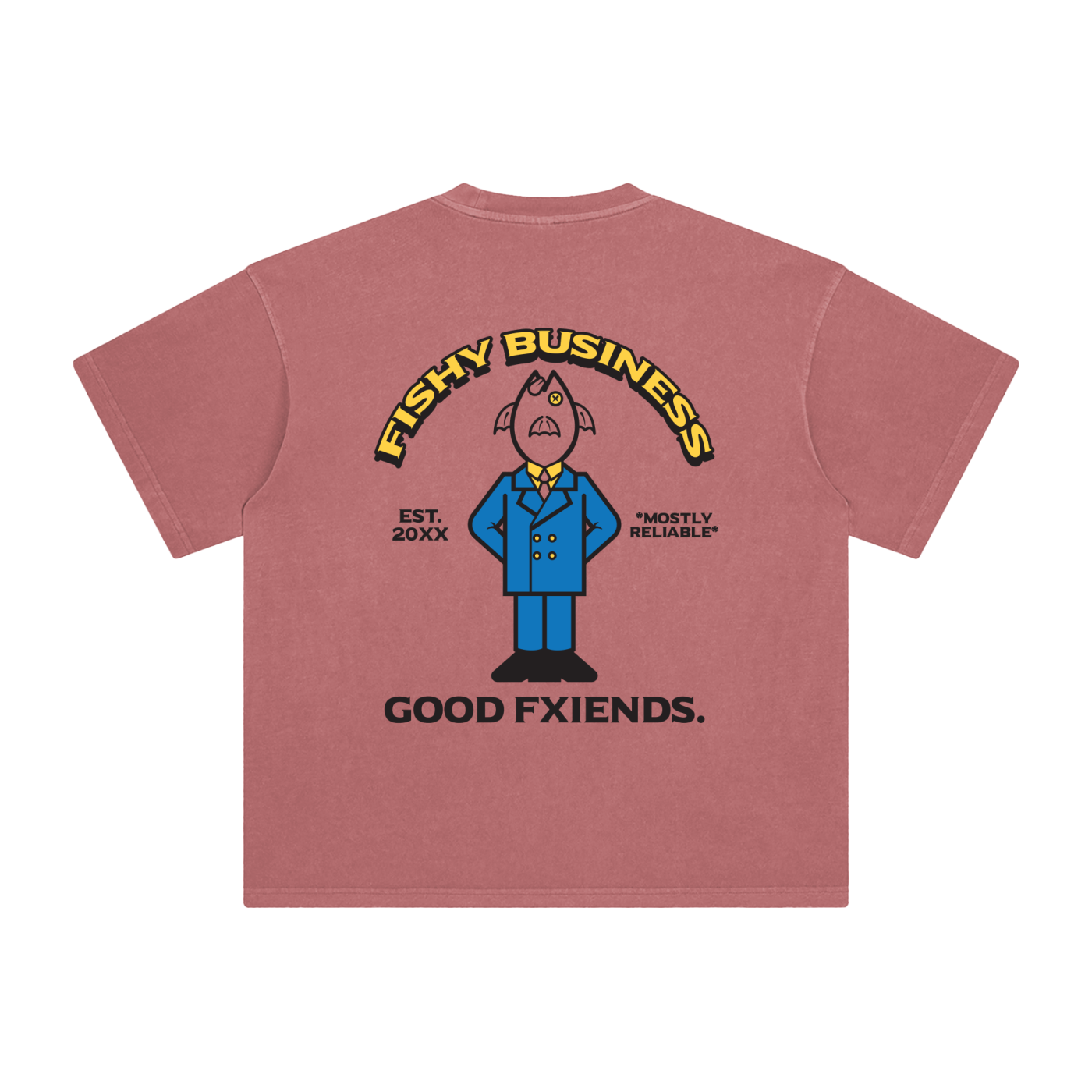 "Fishy Business" Washed T-Shirt