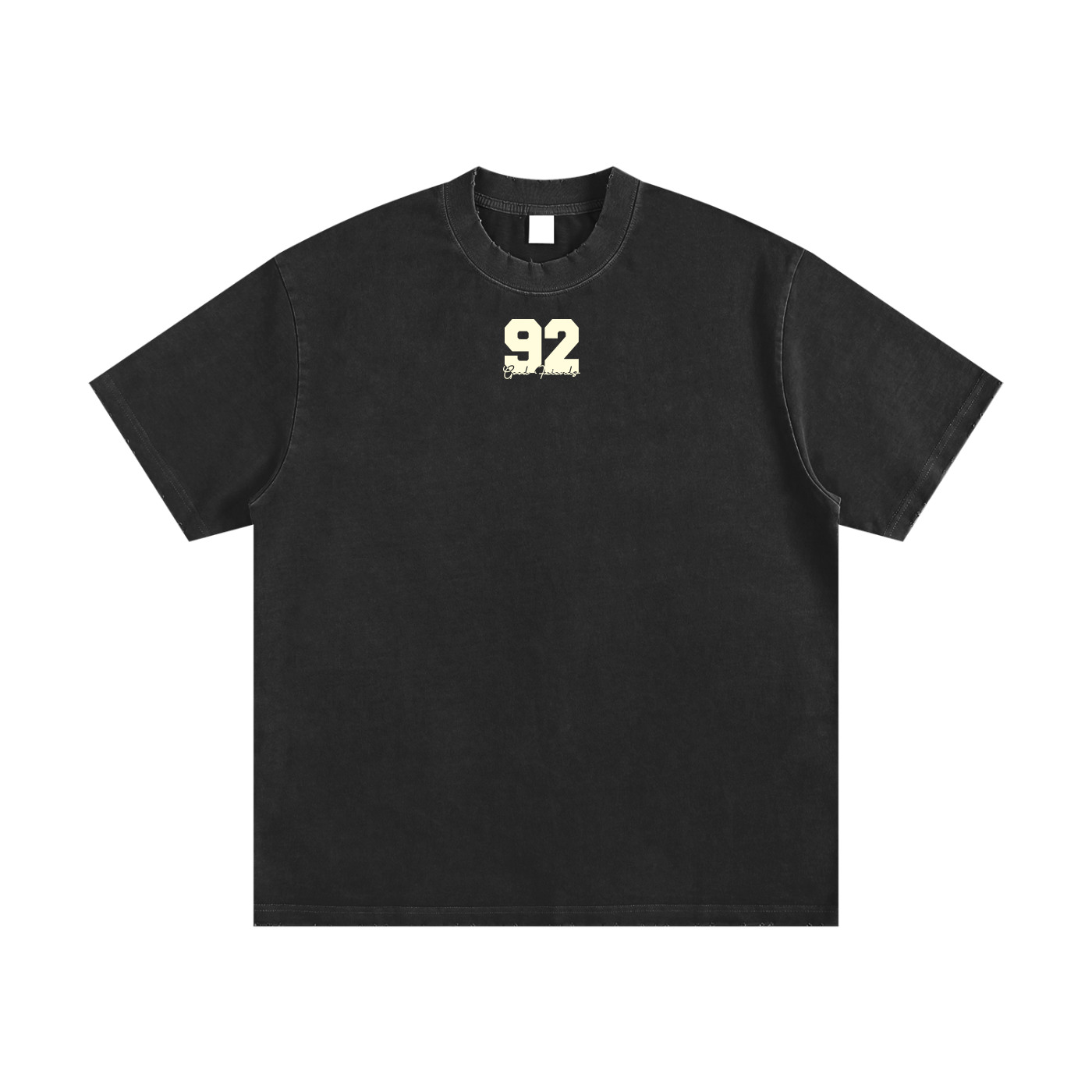 "Millennial Star" Heavyweight Vintage Washed Frayed T-Shirt