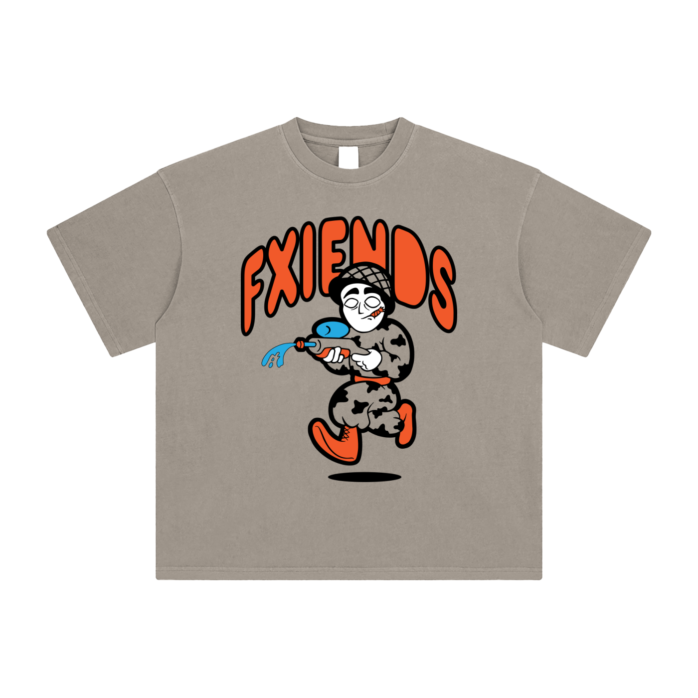 "Nam" Enzyme Washed T-Shirt