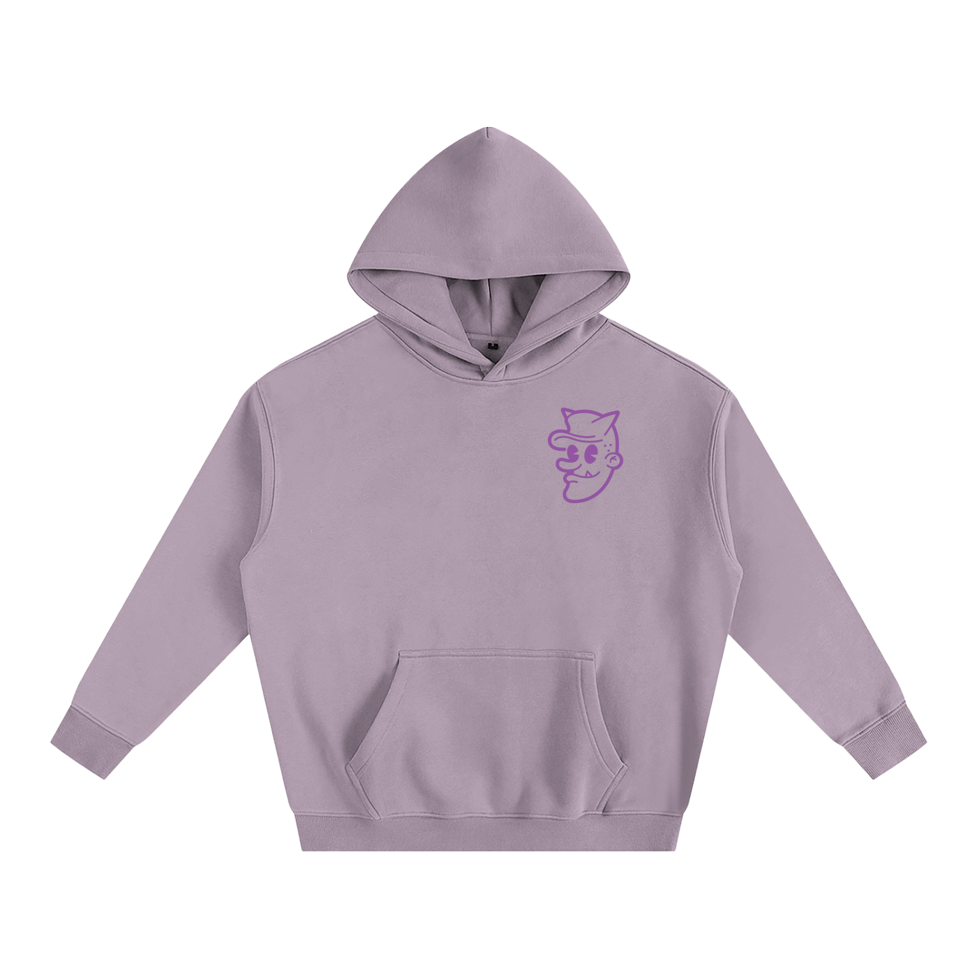 "Synthetic Happiness" Oversize Fleeced Hoodie