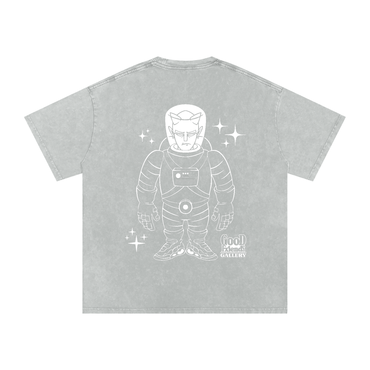 "Astro" Washed Oversized Cotton T-Shirt