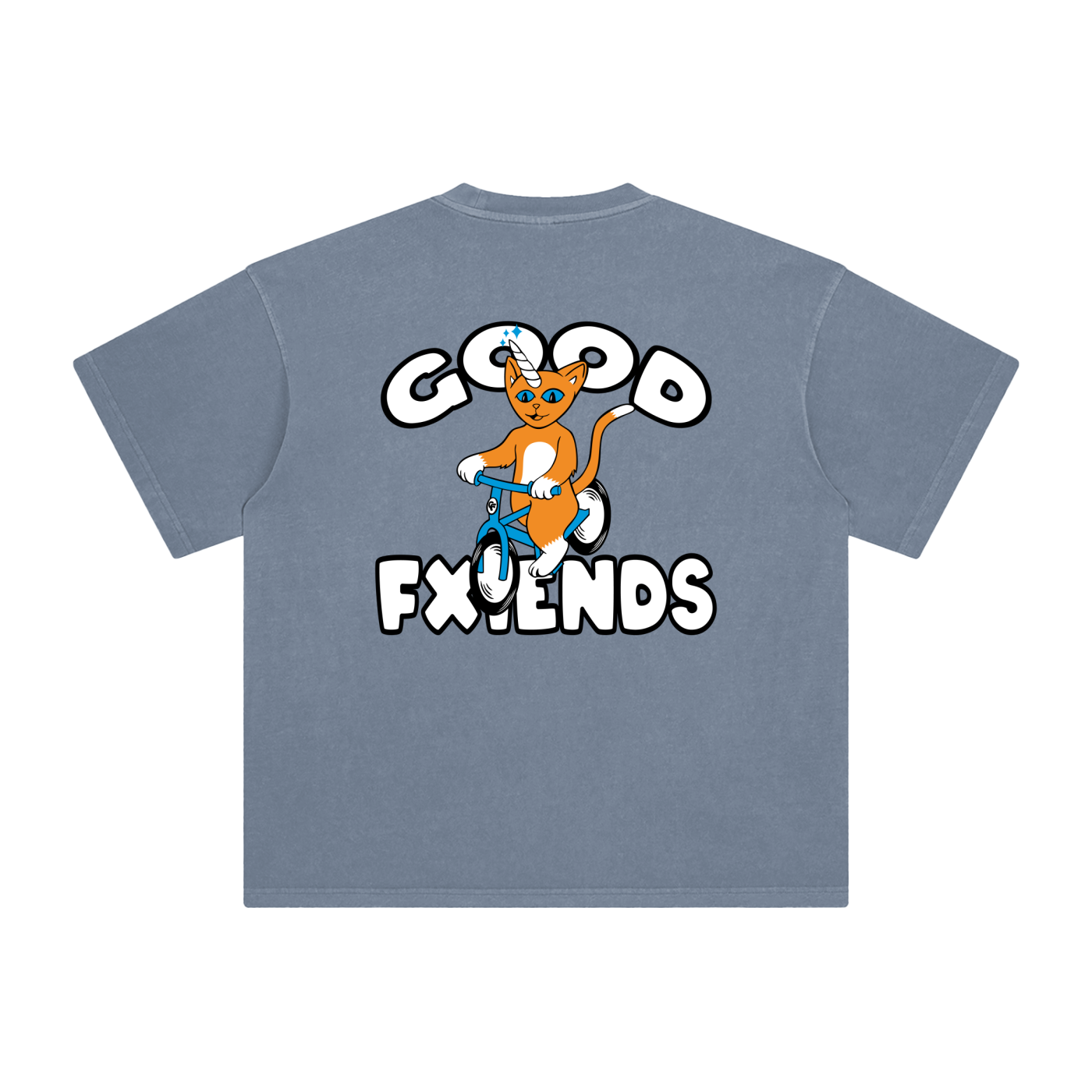 "UniCat" Washed T-Shirt