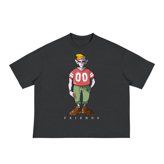"Football Jersey Fxiend" Classic Loose Boxy Tee