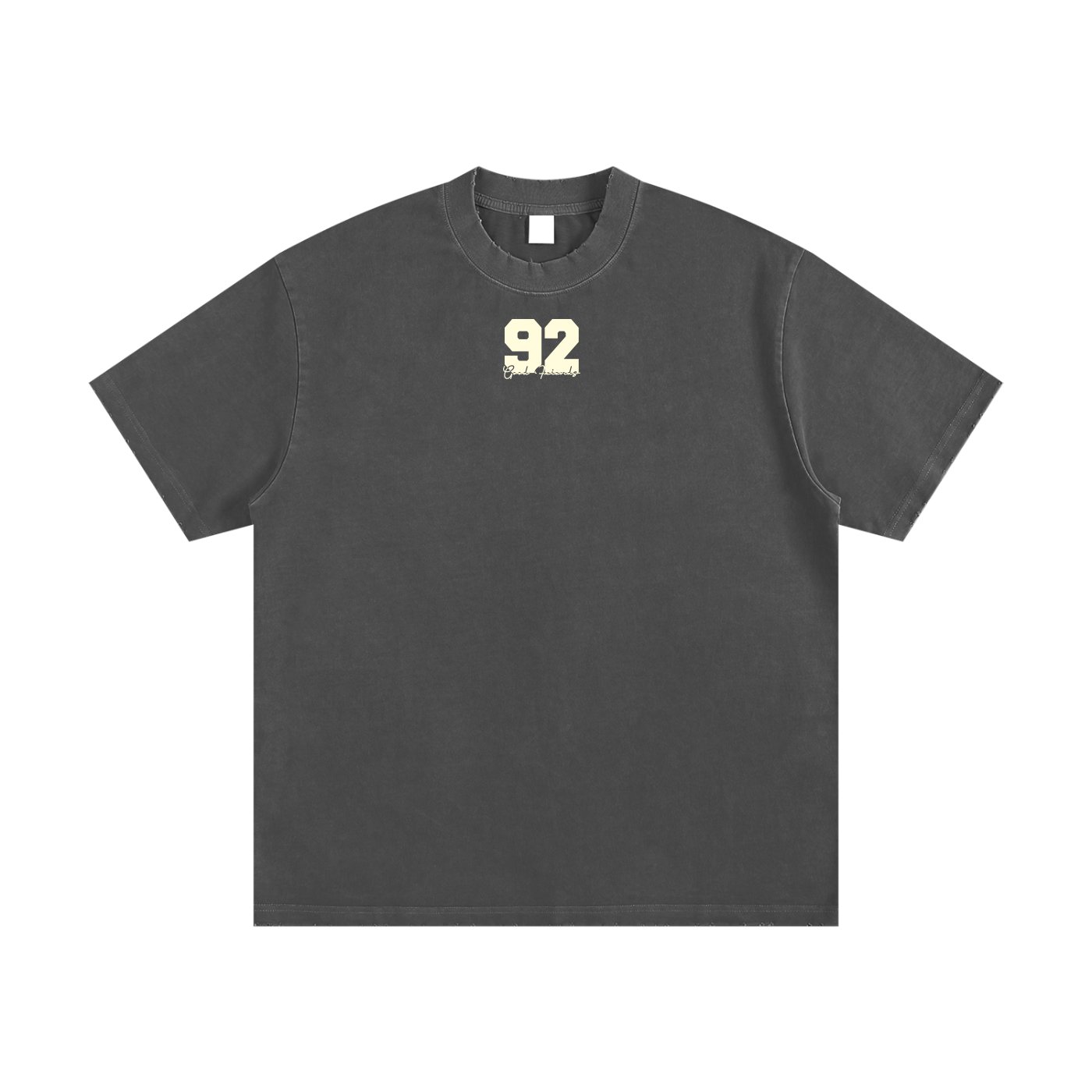 "Millennial Star" Heavyweight Vintage Washed Frayed T-Shirt