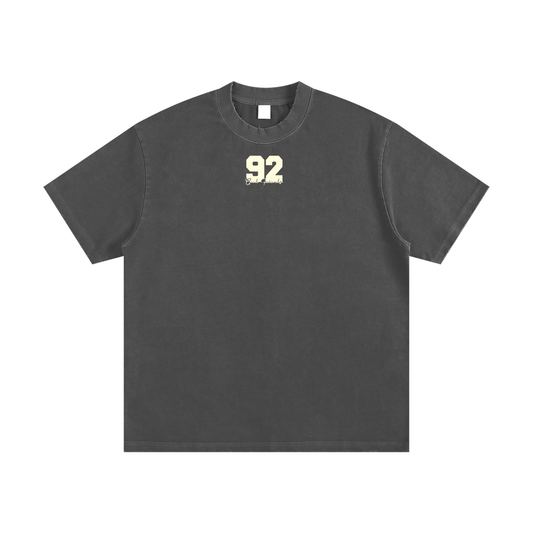 "Millennial Star" Heavyweight Vintage Washed Frayed T-Shirt