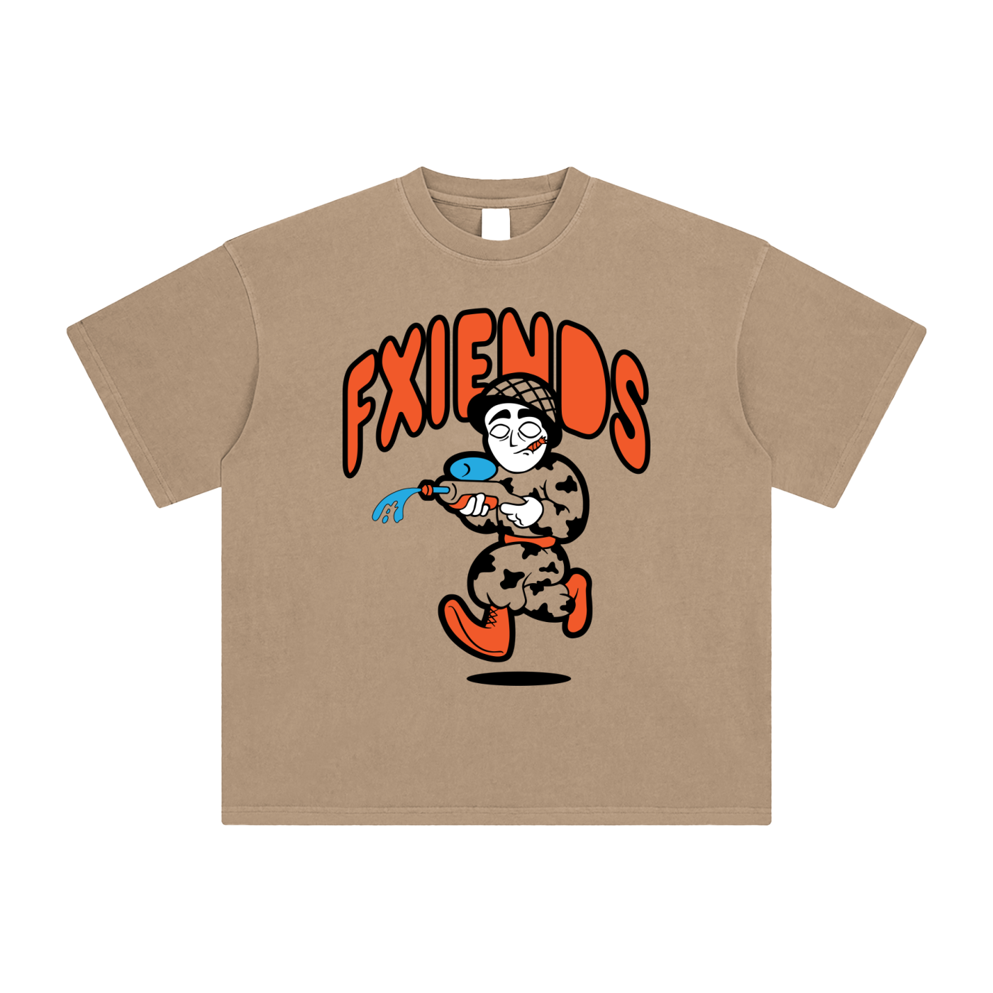 "Nam" Enzyme Washed T-Shirt