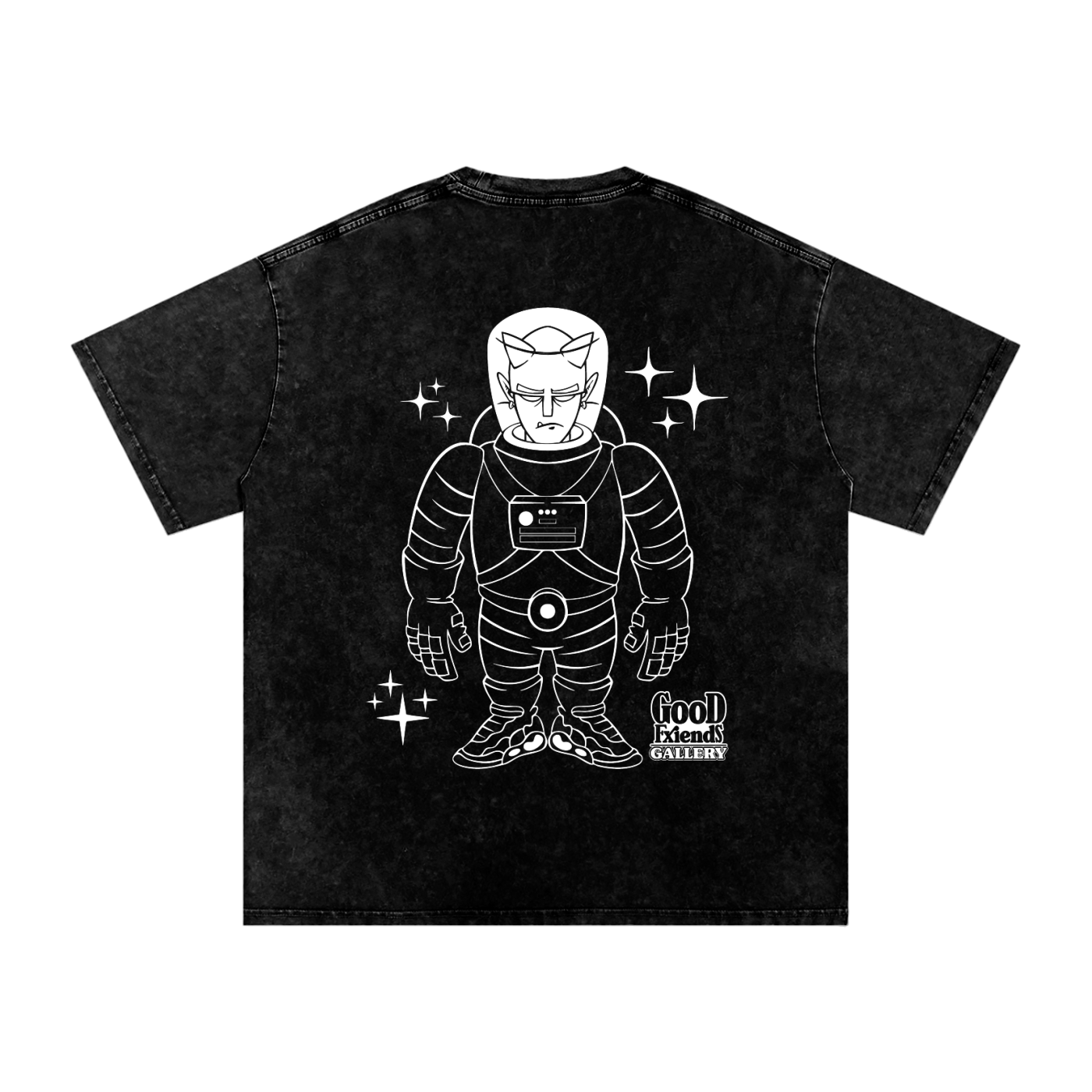 "Astro" Washed Oversized Cotton T-Shirt