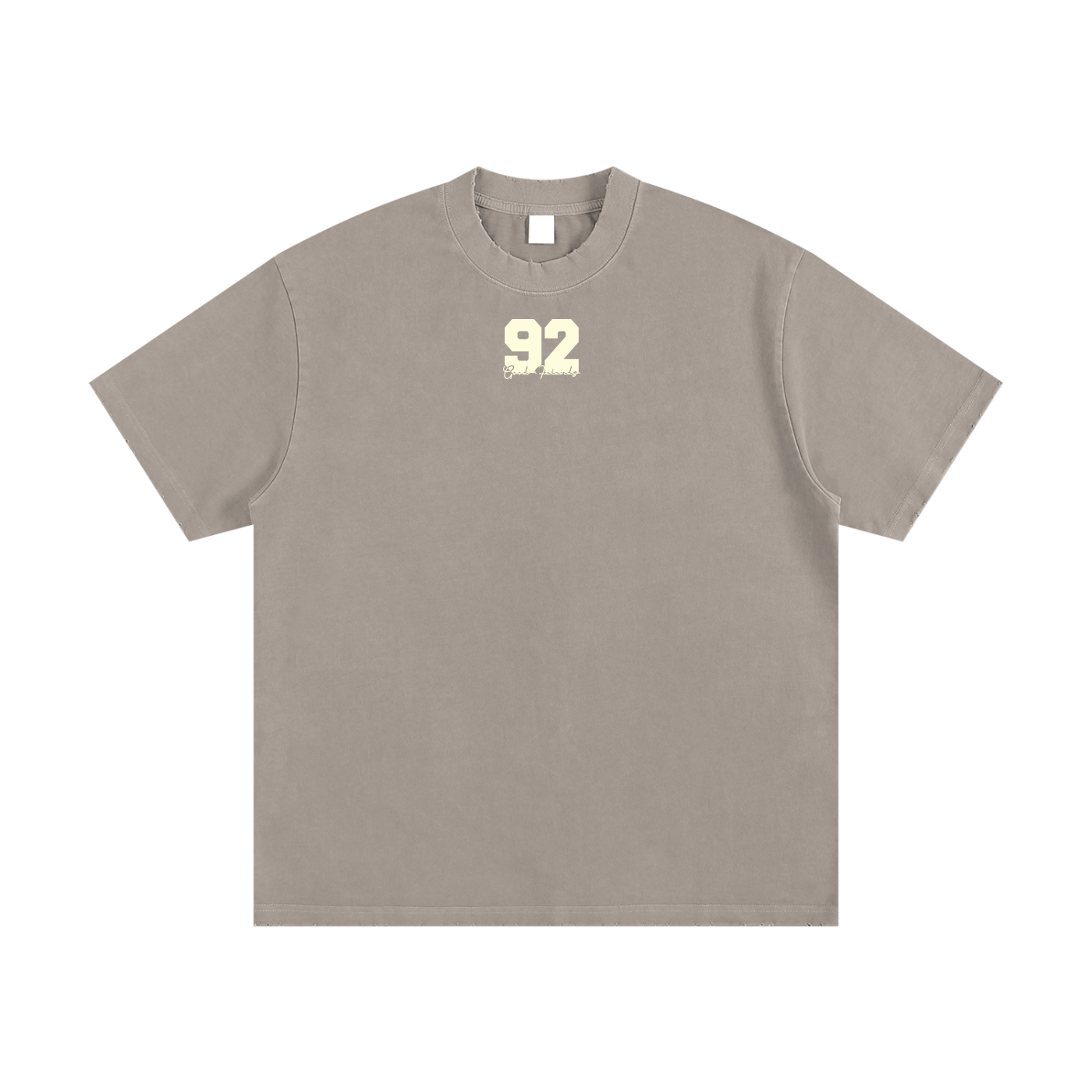 "Millennial Star" Heavyweight Vintage Washed Frayed T-Shirt