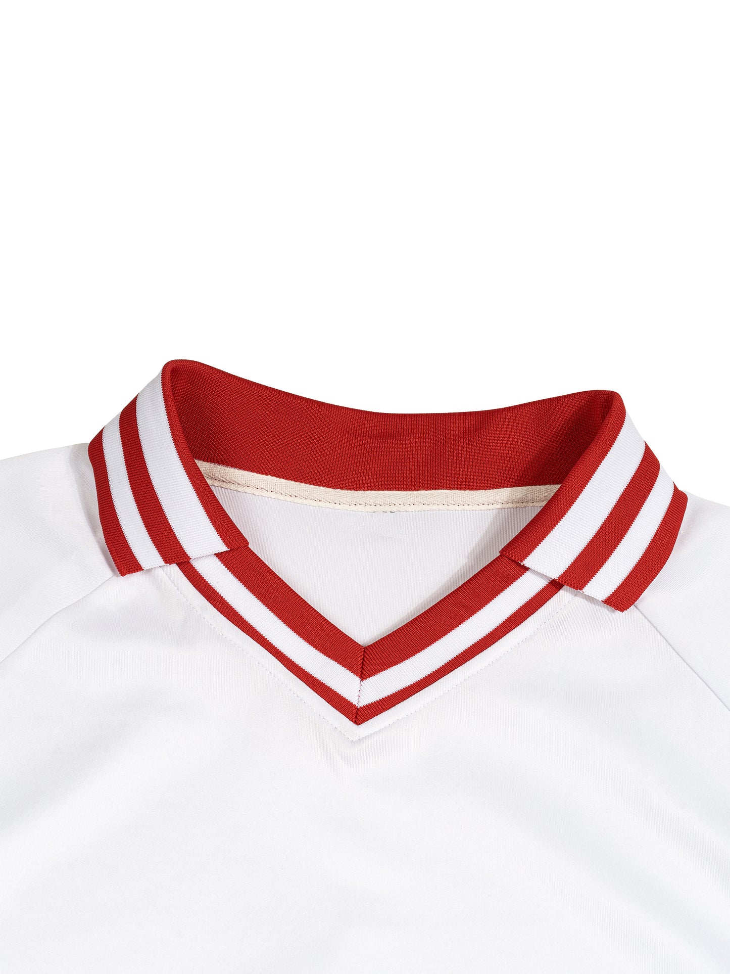 "Rugby" Contrast Lapel Collar Boxy T-Shirt